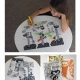 Placemats with a modern twist for little artists