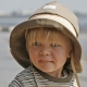 Organic cotton hat for natural sun protection