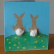 Monday Crafts: Easter bunny card