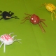 Monday Crafts: Halloween spiders made with recycled materials