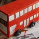 Monday crafts: how to make a double-decker bus out of shoeboxes