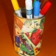 Monday crafts: tin pen holder