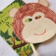 Monday Crafts: monkey mask made with recycled packaging