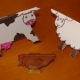 Monday Crafts: cardboard farm animals