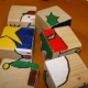Monday crafts: Christmas puzzle blocks