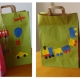 Recycled crafts: cute gift carriers for boys and girls