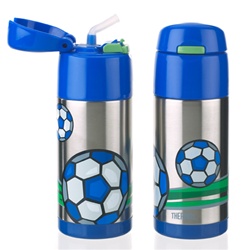 football-thermos-straw-cup