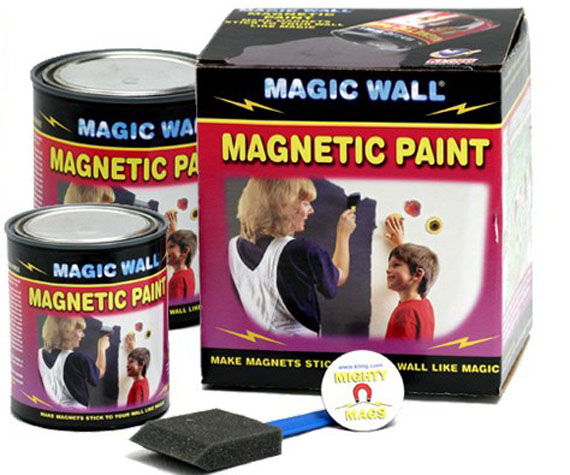 Fab Mums Magnetic Paint Frees Your Wall From Tape And Pins