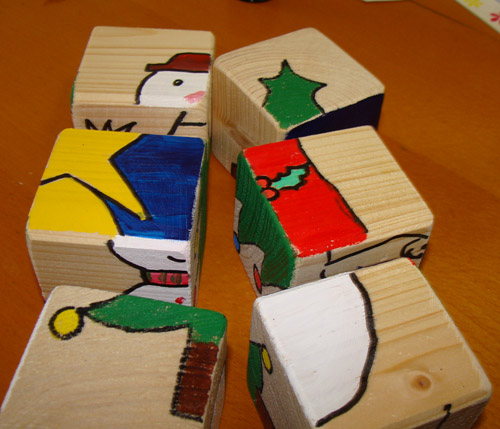 Wooden Block Christmas Crafts